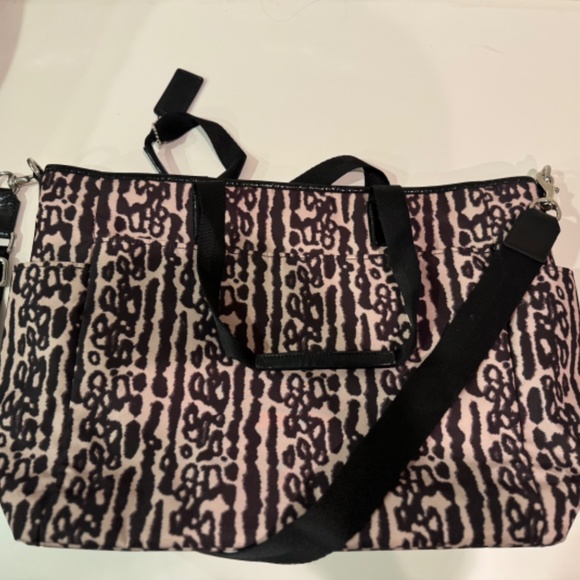 Coach getaway Ocelot print nylon diaper bag large tote - Picture 3 of 4